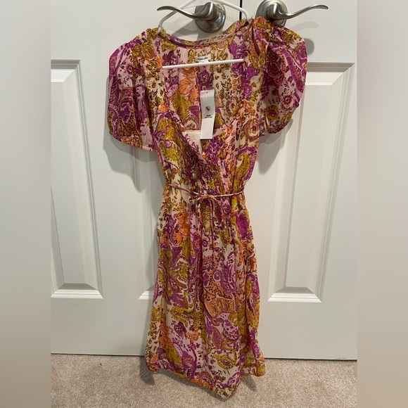 NWT Urban Outfitters Printed Babydoll Dress Size M - Picture 7 of 9